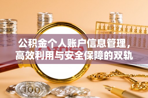 嘉荫公积金个人账户信息管理，高效利用与安全保障的双轨并行