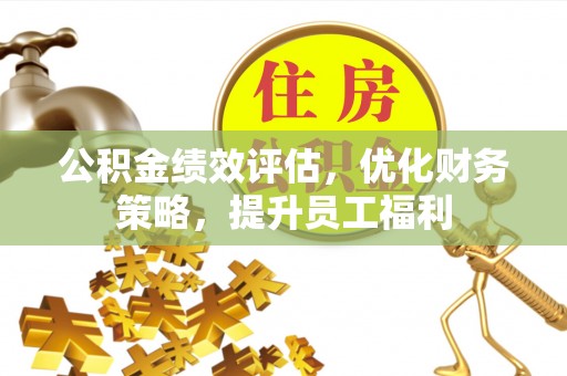 嘉荫公积金绩效评估，优化财务策略，提升员工福利