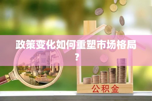 嘉荫政策变化如何重塑市场格局？