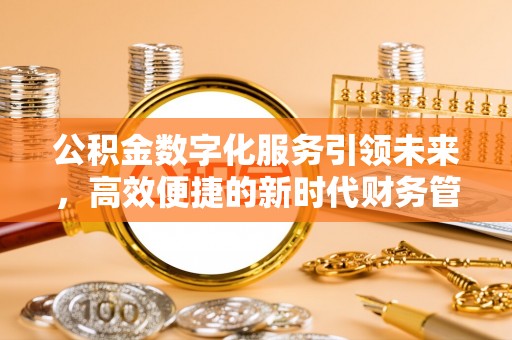 嘉荫公积金数字化服务引领未来，高效便捷的新时代财务管理