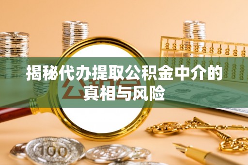 嘉荫揭秘代办提取公积金中介的真相与风险