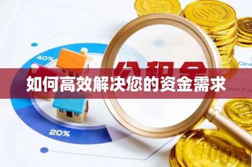 嘉荫如何高效解决您的资金需求