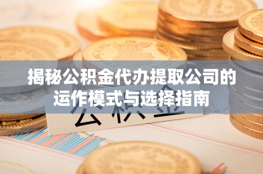 嘉荫揭秘公积金代办提取公司的运作模式与选择指南