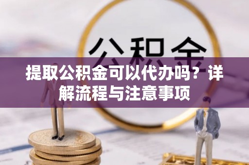 嘉荫提取公积金可以代办吗？详解流程与注意事项