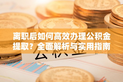 嘉荫离职后如何高效办理公积金提取？全面解析与实用指南