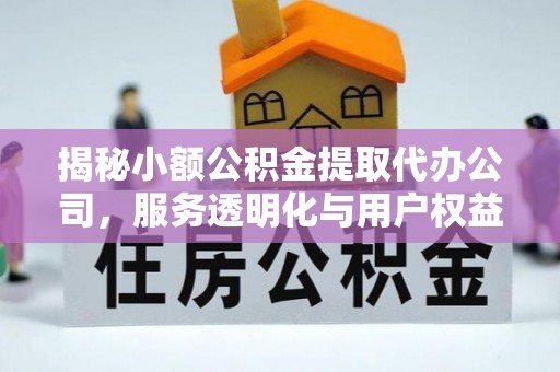 嘉荫揭秘小额公积金提取代办公司，服务透明化与用户权益保障