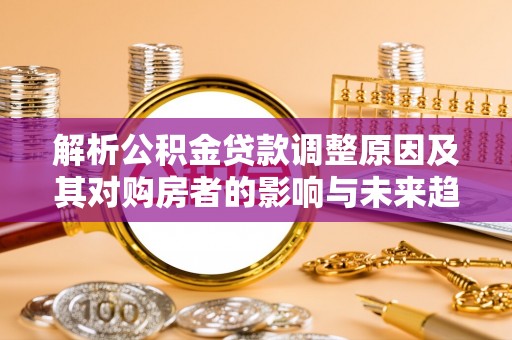 嘉荫解析公积金贷款调整原因及其对购房者的影响与未来趋势