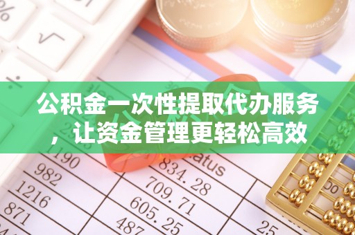 嘉荫公积金一次性提取代办服务，让资金管理更轻松高效