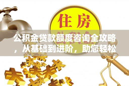 嘉荫公积金贷款额度咨询全攻略，从基础到进阶，助您轻松掌握关键要点