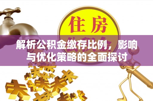 嘉荫解析公积金缴存比例，影响与优化策略的全面探讨