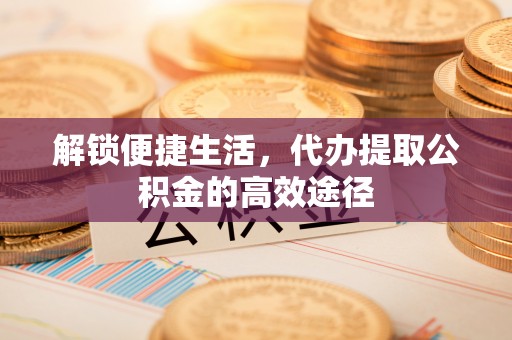 嘉荫解锁便捷生活，代办提取公积金的高效途径