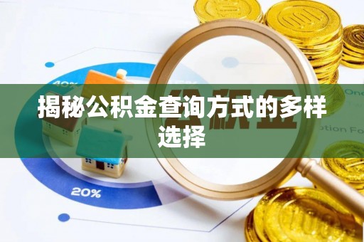 嘉荫揭秘公积金查询方式的多样选择