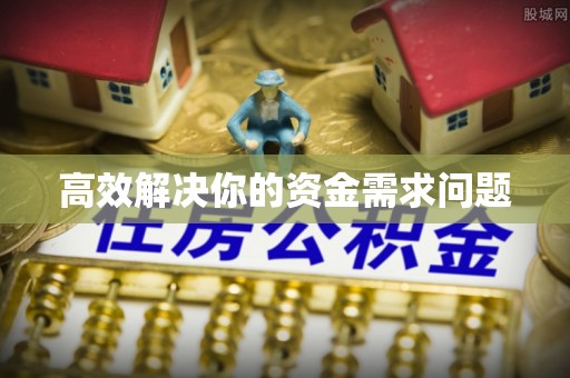 嘉荫高效解决你的资金需求问题