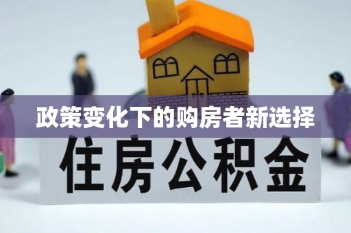 嘉荫政策变化下的购房者新选择