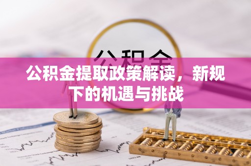 嘉荫公积金提取政策解读，新规下的机遇与挑战