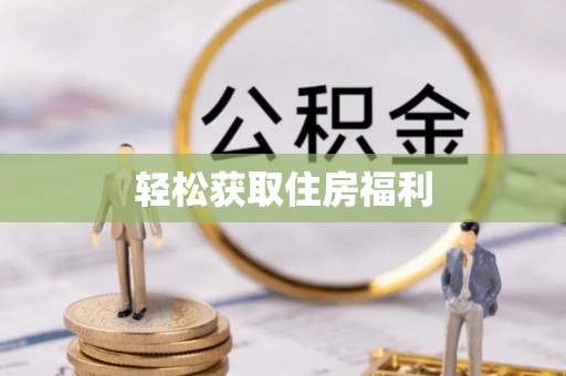嘉荫轻松获取住房福利